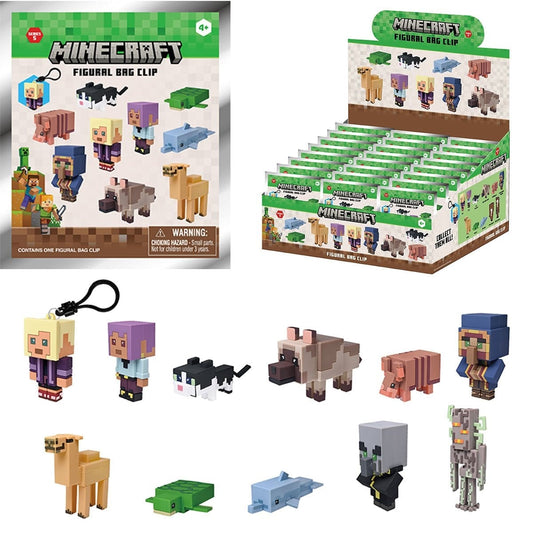 Minecraft Series 5 Mystery 3D Foam Bag Clip