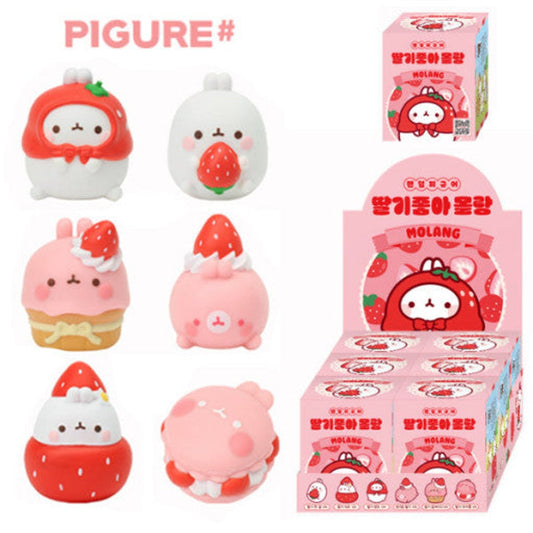 Molang Loves Strawberries Mystery Figure Box