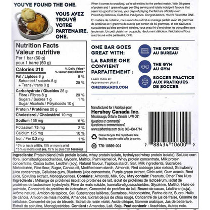 One Brand ONE PROTEIN BAR, 60g x 12 Bars/Box