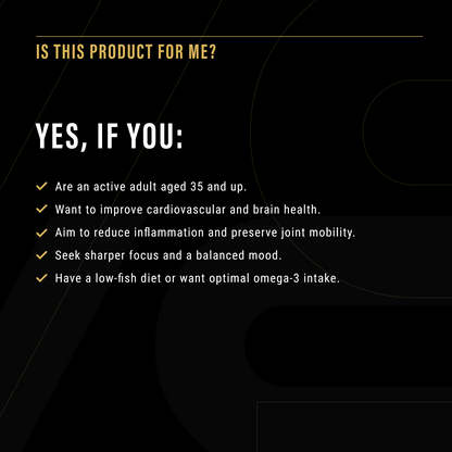 Omega-3 Fish Oil Supplement with EPA and DHA for Heart and Brain Health