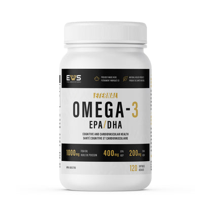Omega-3 Fish Oil Supplement with EPA and DHA for Heart and Brain Health