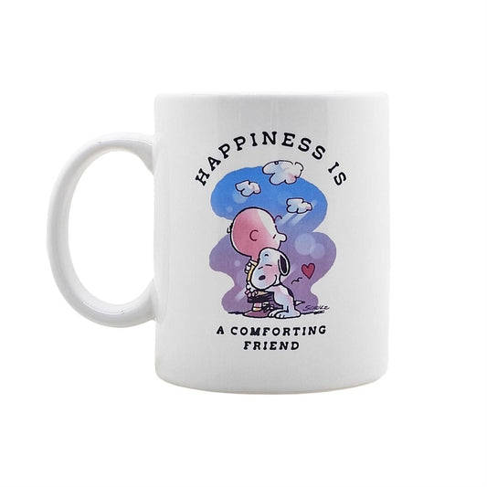 Peanuts - Charlie Brown & Snoopy "Happiness is A Comforting Friend" Mug