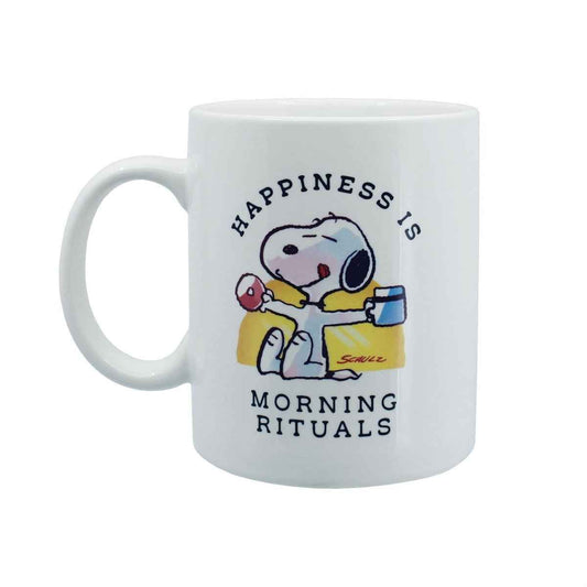 Peanuts - Snoopy "Happiness is... Morning Rituals" Mug