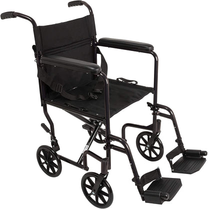 ProBasics TCA1916BK Aluminum Transport Wheelchair | 19 in Seat Canada