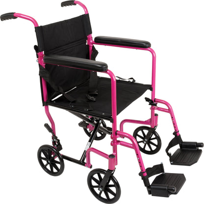 ProBasics TCA1916BK Aluminum Transport Wheelchair | 19 in Seat Canada