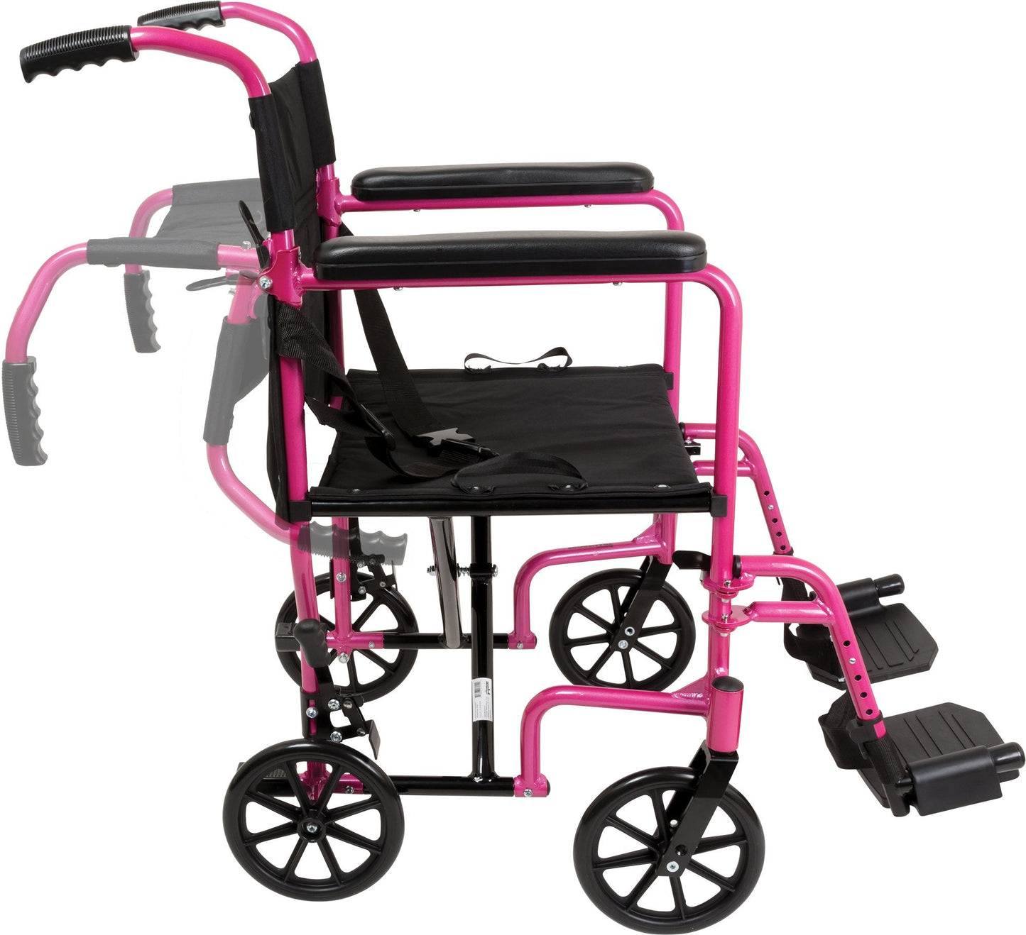 ProBasics TCA1916BK Aluminum Transport Wheelchair | 19 in Seat Canada