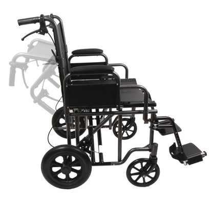 ProBasics TCS221612SV Bariatric Steel Transport Chair | 22 in 400 lb Canada