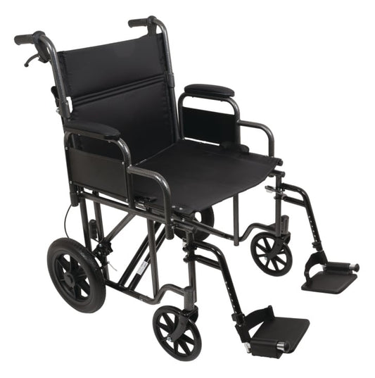 ProBasics TCS221612SV Bariatric Steel Transport Chair | 22 in 400 lb Canada