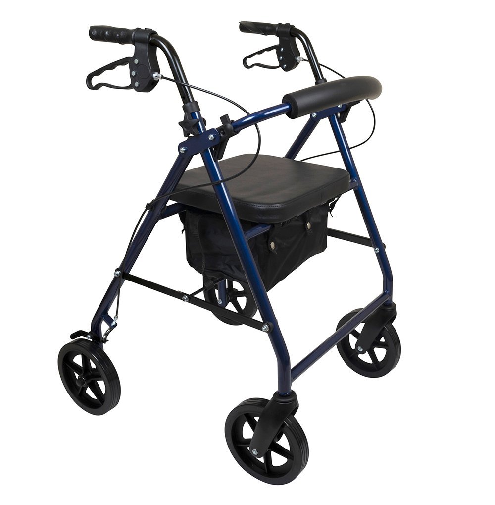 ProBasics Deluxe Aluminum Rollator with 8-inch Wheels