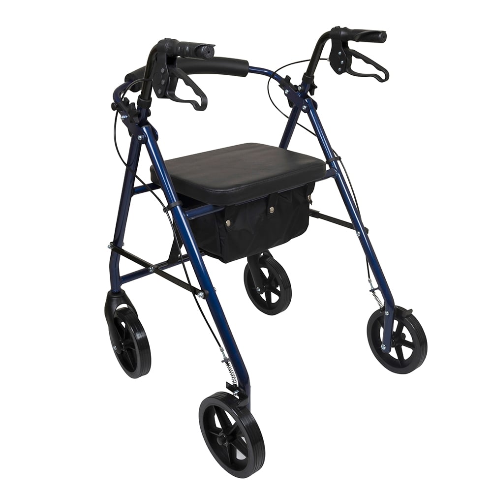ProBasics Deluxe Aluminum Rollator with 8-inch Wheels