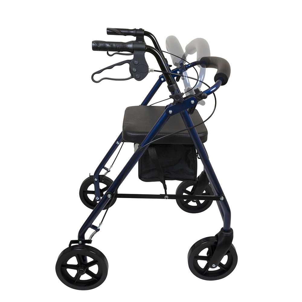 ProBasics Deluxe Aluminum Rollator with 8-inch Wheels