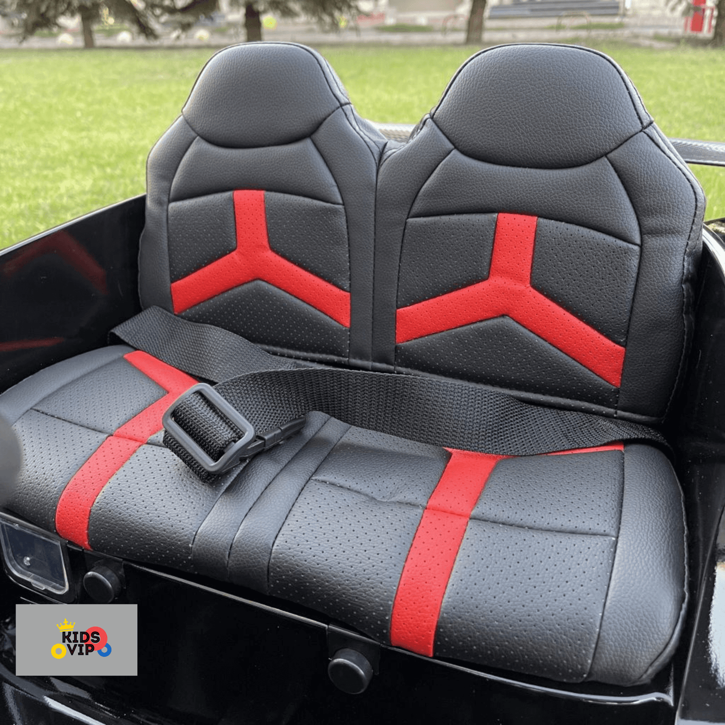12V Black Lamborghini Veneno 4X4 Limited Edition Ride-on Car W/ EVA Rubber Wheels, Bluetooth & RC