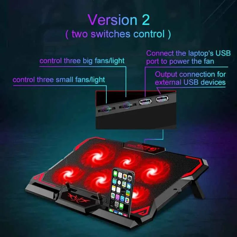 17 Inch Gaming Laptop Cooler for Enhanced Performance and Cooling