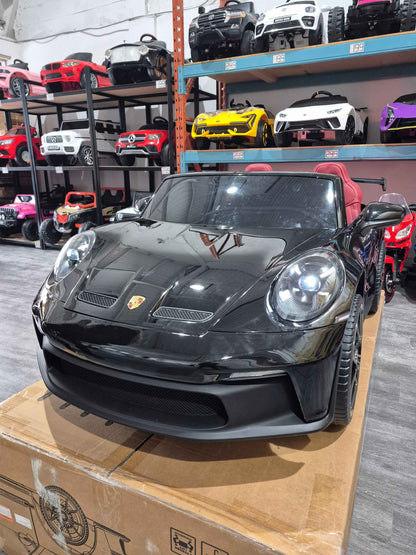 2026 24V Porsche 911 GT3 Kids Ride On Car with NEW Silent Motor for Ultimate Fun