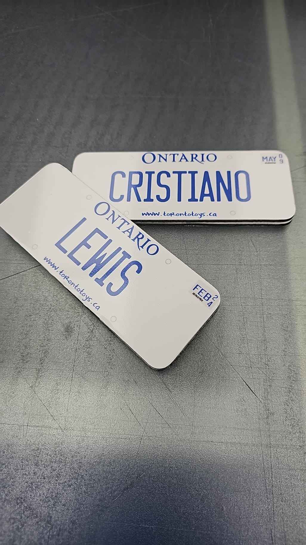 custom license plate for kids