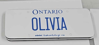 custom license plate for kids