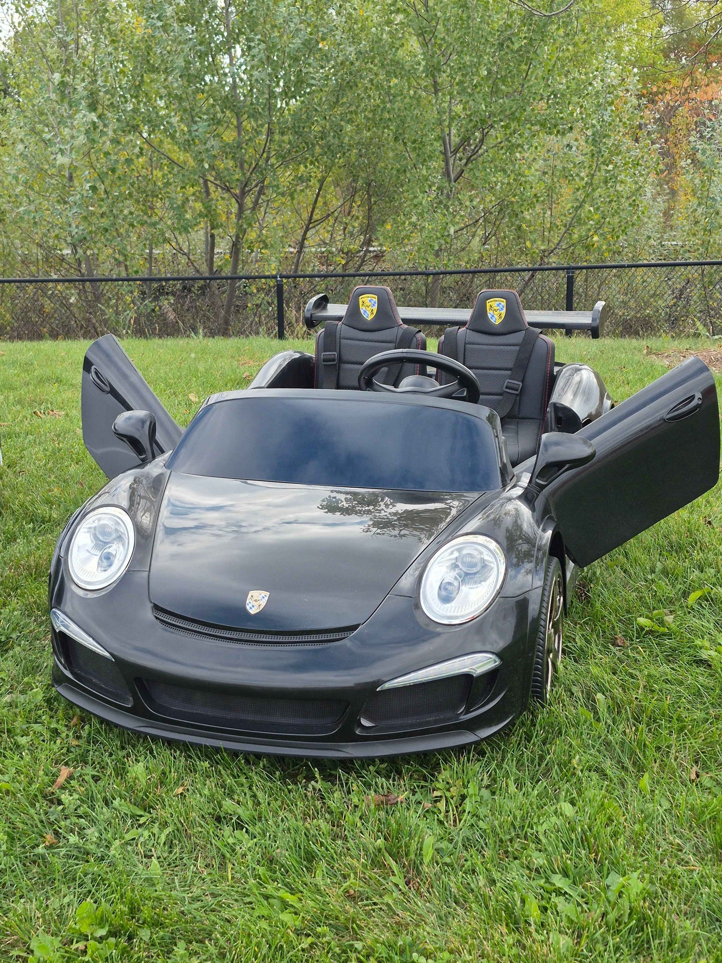 24V Porsche Kids Ride On Car - RUF CTR3 2 Seater with Remote Control