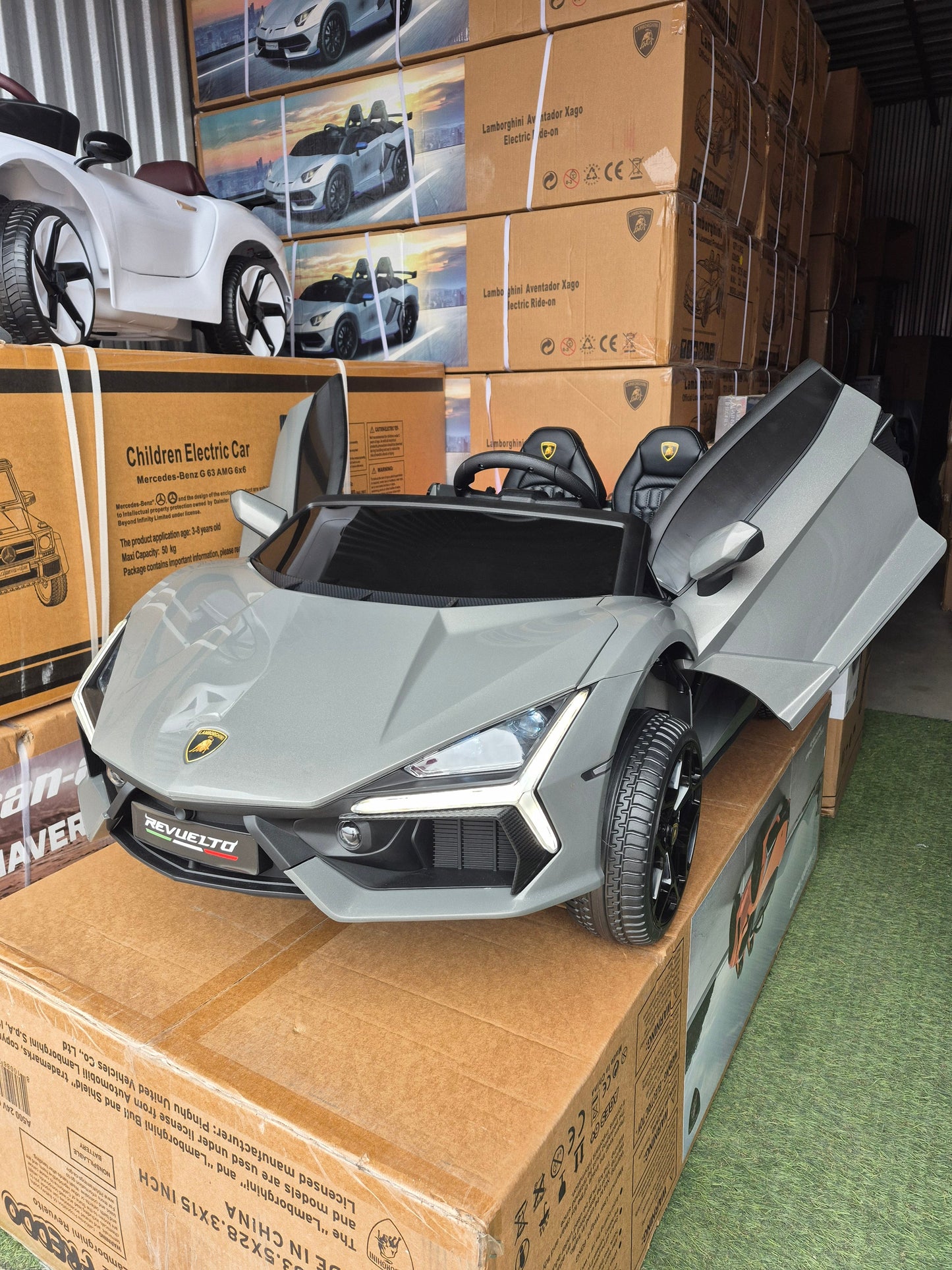 24V Lamborghini Revuelto Kids Ride On Car 4x4 2 Seater with Remote Control