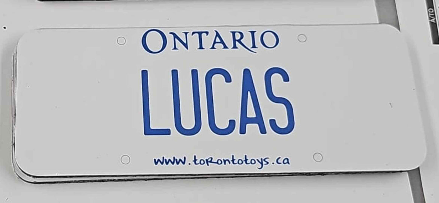 custom license plate for kids