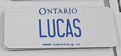 custom license plate for kids
