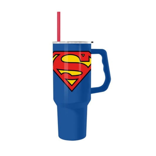 Superman Logo Icon 40oz Stainless Steel Tumbler