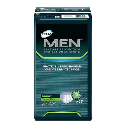 TENA MEN Maximum Plus Premium Fit Incontinence Underwear, Heavy Absorbency