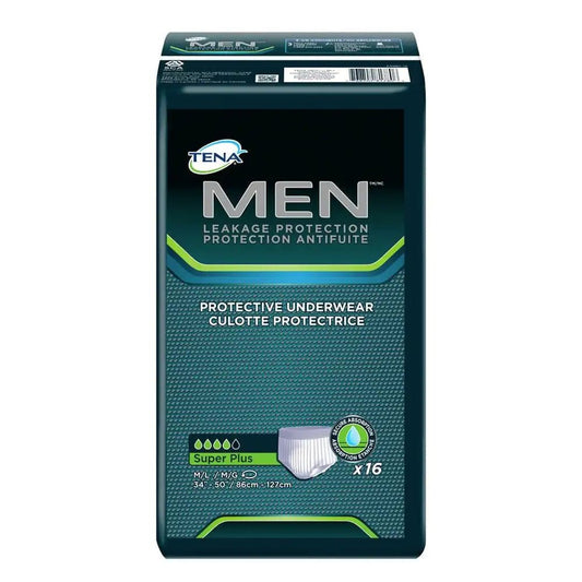 TENA MEN Maximum Plus Premium Fit Incontinence Underwear, Heavy Absorbency