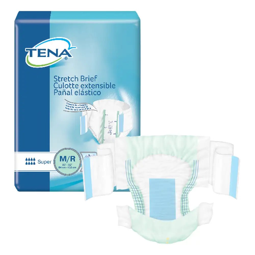TENA ProSkin Stretch Super Incontinence Brief, Heavy Absorbency