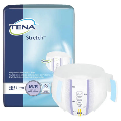 TENA ProSkin Stretch Ultra Incontinence Brief, Heavy Absorbency