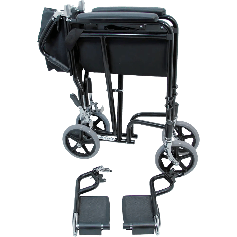 EZee Life CH1041 Lightweight Transport Chair | 17 x 16 in Seat Canada