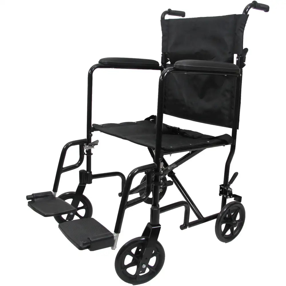 EZee Life CH1042 Lightweight Transport Chair | 18.5 x 15.75 in Seat Canada