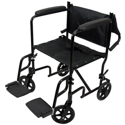 EZee Life CH1042 Lightweight Transport Chair | 18.5 x 15.75 in Seat Canada