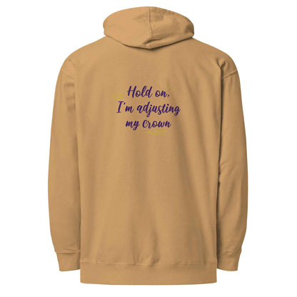 Limited Edition Crown Hoodie - Hold On, I’m Adjusting My Crown