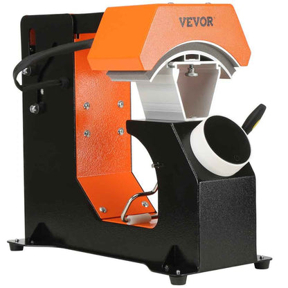 VEVOR Hat Heat Press Auto Cap Heat Press 3 Heating Pads Sublimation Transfer