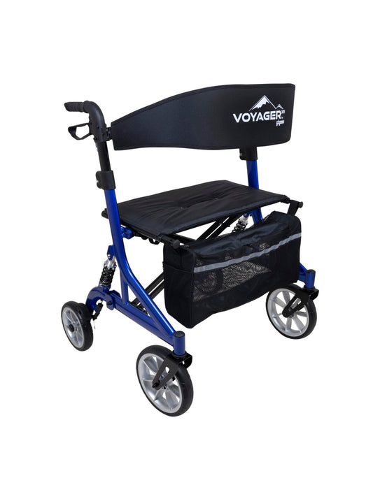 ProBasics Voyager XR Rollator RLVXR10CB | Cobalt Blue Walker with Seat Canada