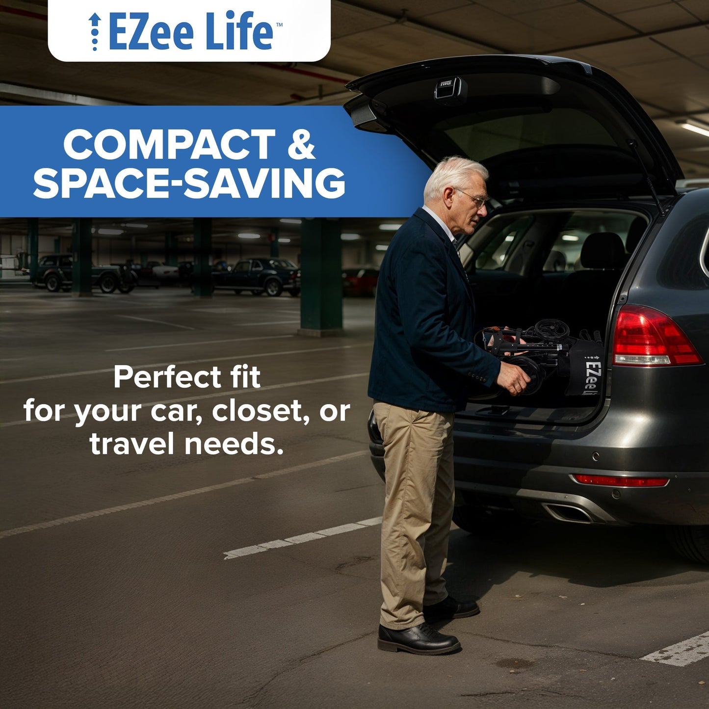 EZee Life X Frame Rollator CH3011 | Lightweight 4-Wheel Walker with Seat Canada