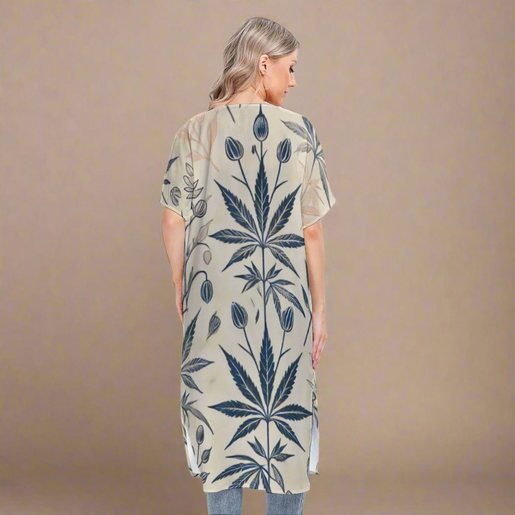 Soft Sativa Cardigan - Comfortable Short Sleeve Style