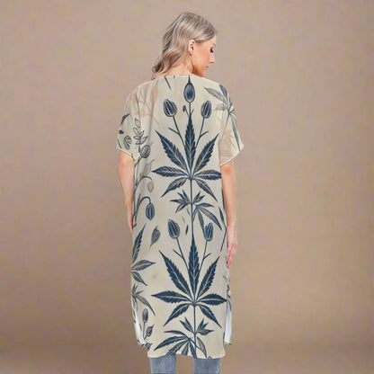 Soft Sativa Cardigan - Comfortable Short Sleeve Style