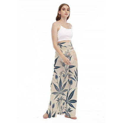 Soft Sativa Trousers - Wide Leg Comfort and Style