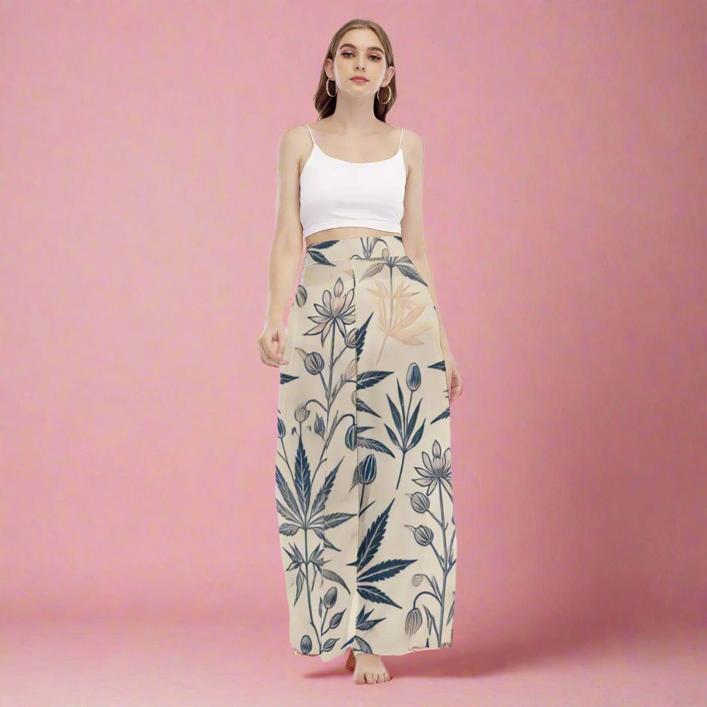 Soft Sativa Trousers - Wide Leg Comfort and Style
